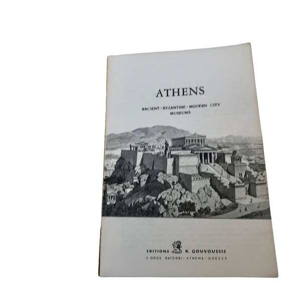 Vintage Athens Book Travel Greece Editions C. Gouvoussis - Picture 2 of 8